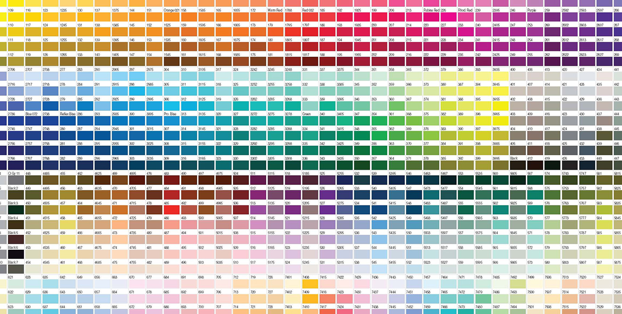 Diferenças entre definições de cores - Gráfica CMYK25