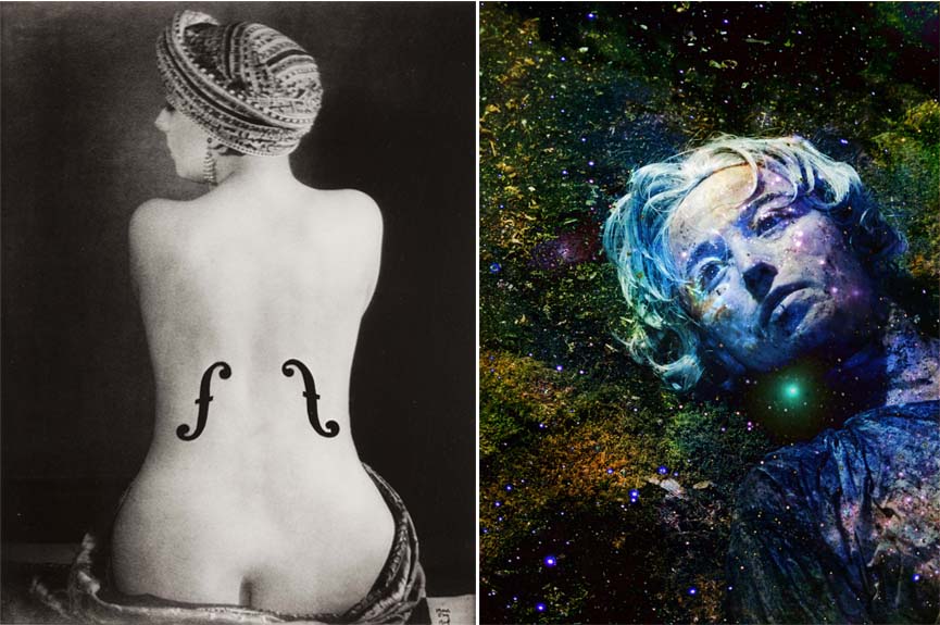 Left-Man-Ray-Le-Violon-dIngres-c.-1924-Right-Cindy-Sherman-Untitled-153-1985
